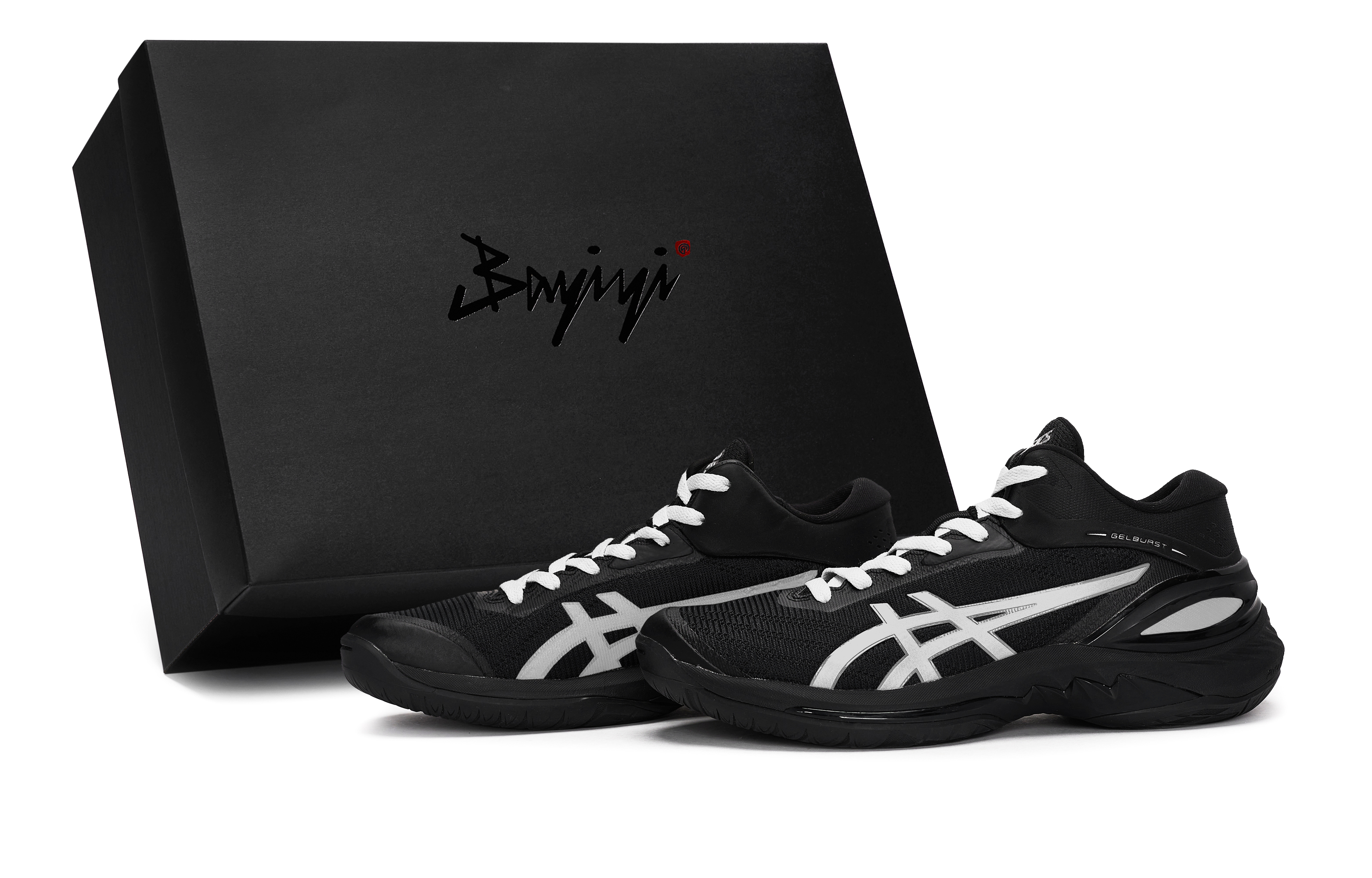 ASICS GELBURST 28 811 Manufacturing, Night Shadow Speed White, Special Shoe Box Slip Resistant Slip Resistant Low top