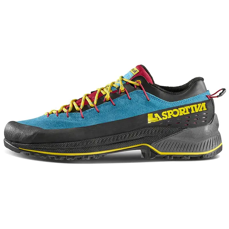LA SPORTIVA Slip Resistant Abrasion Resistant Low top Mountaineering Shoes Men's Black Blue Red