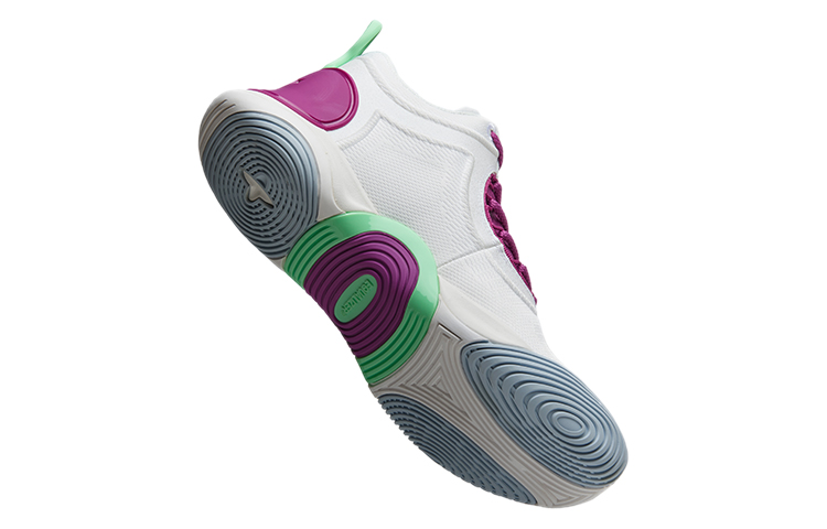EQLZ EQUALIZER Sphere Basketball Shoes Men’s Low Top Purple/Mint Green/White