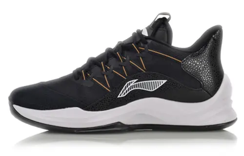 Li Ning Star Speed Competition Cushioning Rebound Low top Basketball Shoes Unisex Black