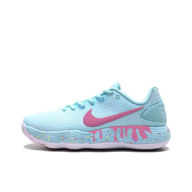 Nike Hyperdunk 2017 Runny Yolk Summer, Candy Ice Cream Low top Basketball Shoes Men's Blue