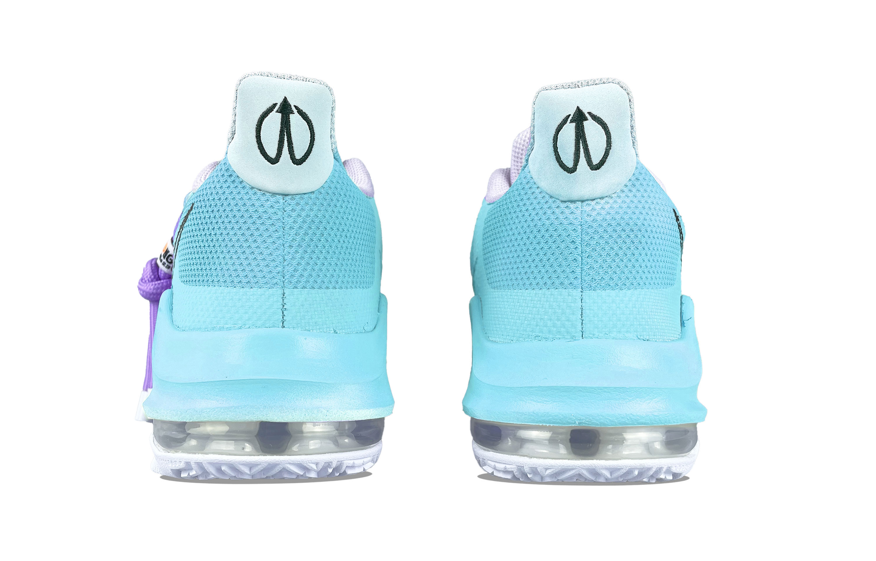 Nike Air Max Impact 3 Cushioning, Wear Resistant Low top Basketball Shoes Unisex Blue Purple