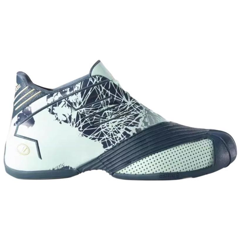 Adidas T Mac 1 Slip Resistant Abrasion Resistant Mid top Basketball Shoes Men’s Graphite Green