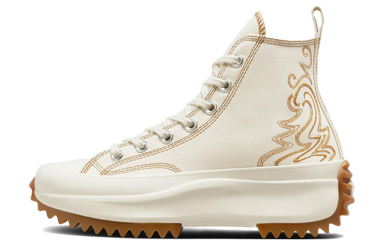 Run Star Wmns Converse Hike Platform High 'Western Embroidery' Women's