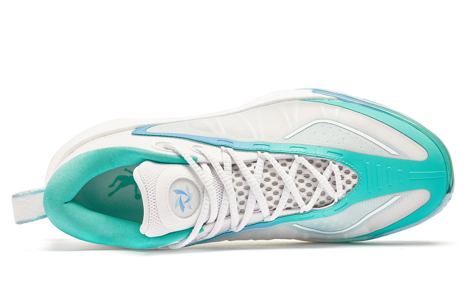QIAODAN Wind Blade 4 PRO Low top Basketball Shoes Men’s White Blue