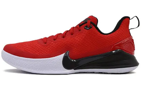 Nike Mamba Focus mesh Kobe shock-absorbing, anti-slip and wear-resistant, low-top retro basketball shoes, men's red