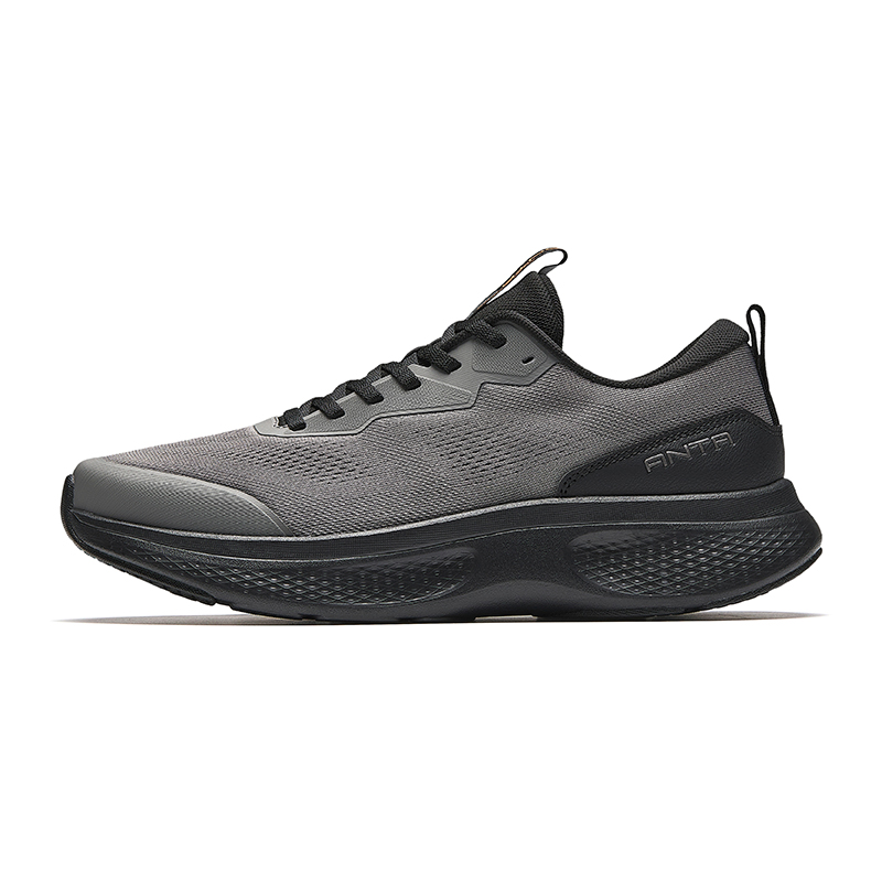 Anta Shen Xing LITE Textile, Synthetic Leather Low top Training Shoes Men’s Volcanic Ash/Black