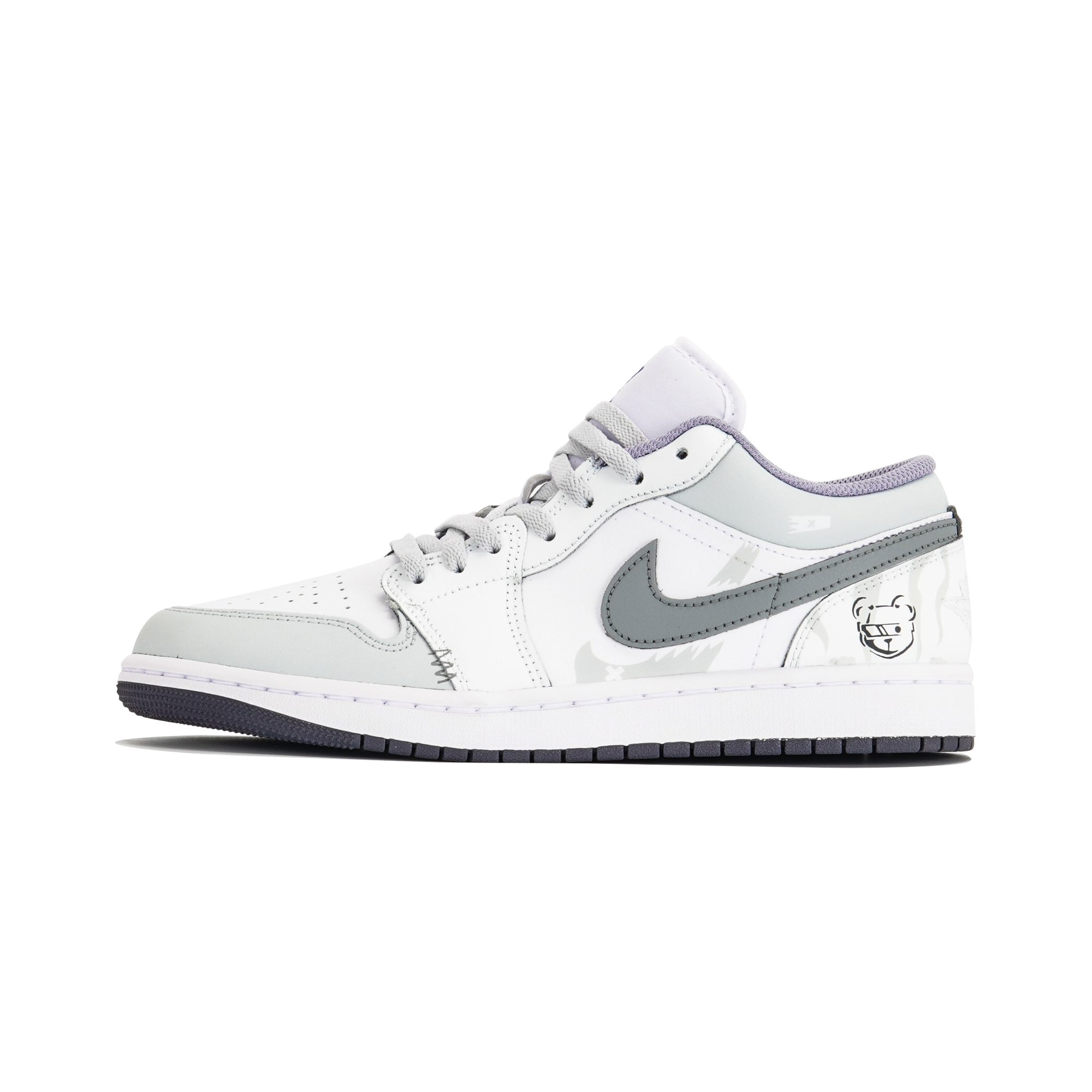 Jordan Air Jordan 1 Vintage Basketball Shoes Men’s Low Top White