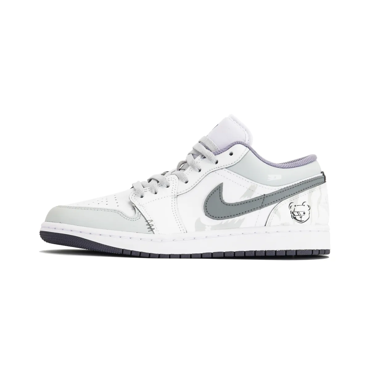 Jordan Air Jordan 1 Low 'Valentine' Cool Bear, Valentine Slip Resistant Abrasion Resistant