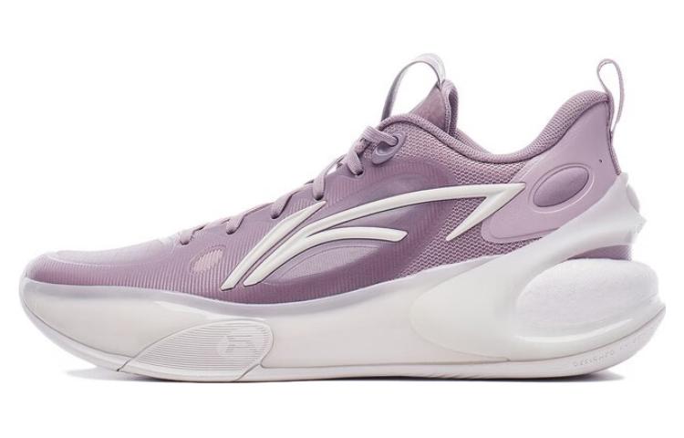 LiNing Li Ning Yushuai 17 LOW light milk purple 䨻 flick technology stable support package comfortable shock absorption anti-slip wear-resistant breathable rebound anti-torsion grip low-top basketball shoes men's purple