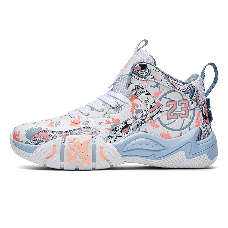 HEIWEILU Slip Resistant Abrasion Resistant Slip Resistant Abrasion Resistant Mid top Basketball Shoes Unisex