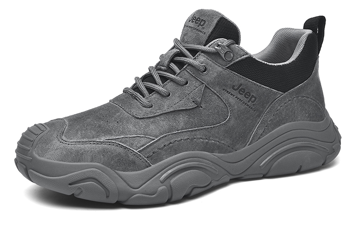 Jeep Low top Mountaineering Hiking Shoes Men’s Gray