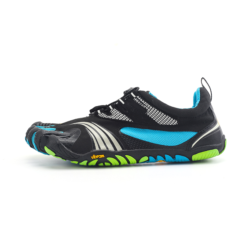 Vibram Five Fingers Shoes Low top Training Shoes Men’s Black/Blue/Green KMD SPORTLS