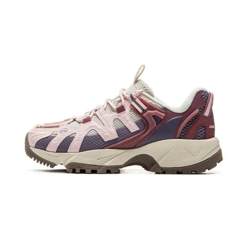 Li Ning Outdoor CF Tracing, Hiking Wild Slip Resistant And Abrasion Resistant Coverage Low top Hiking Shoes Women's