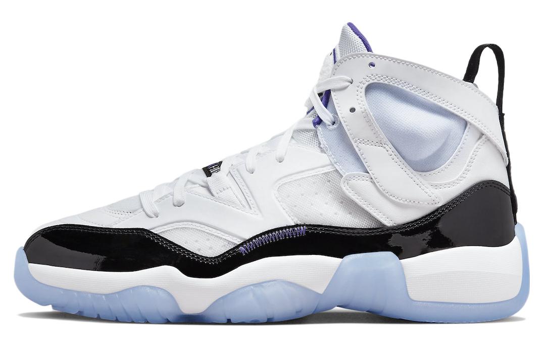 Мужские кроссовки Jordan Jumpman Two Trey concord (бело-черно-синие)