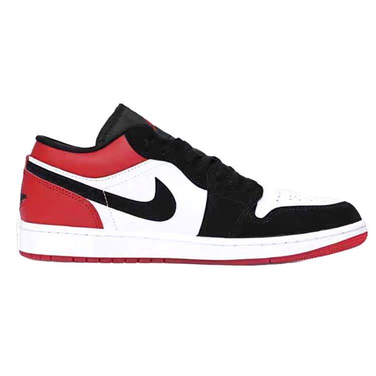 Jordan Air Jordan 1 Vintage Basketball Shoes Unisex Low Top Black/Red