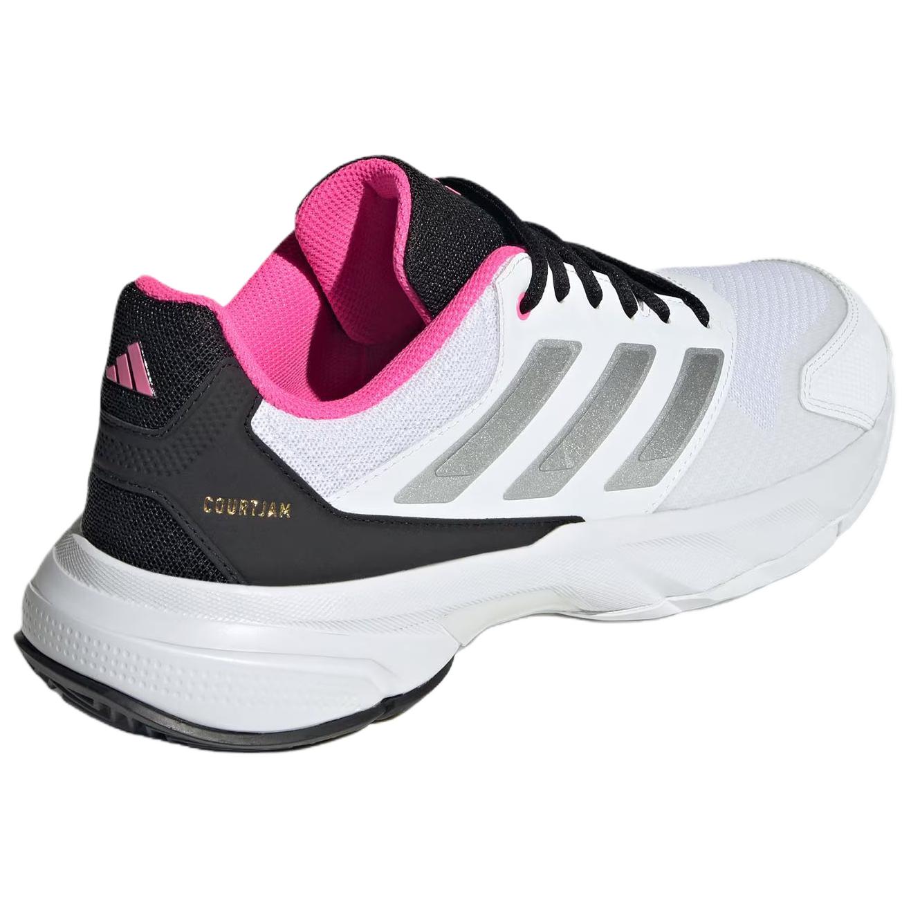 Adidas Courtjam Control 3 ‘Cloud White Silver Metallic Lucid Pink’