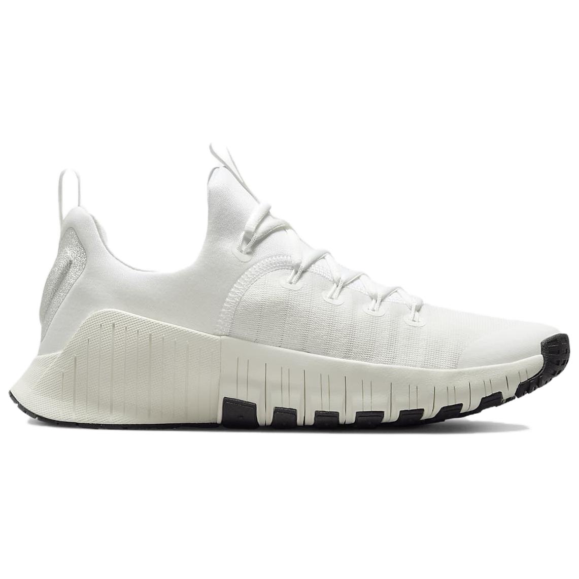 Nike Free Metcon 6 Premium Summit White Sail Black Metallic Silver Women’s