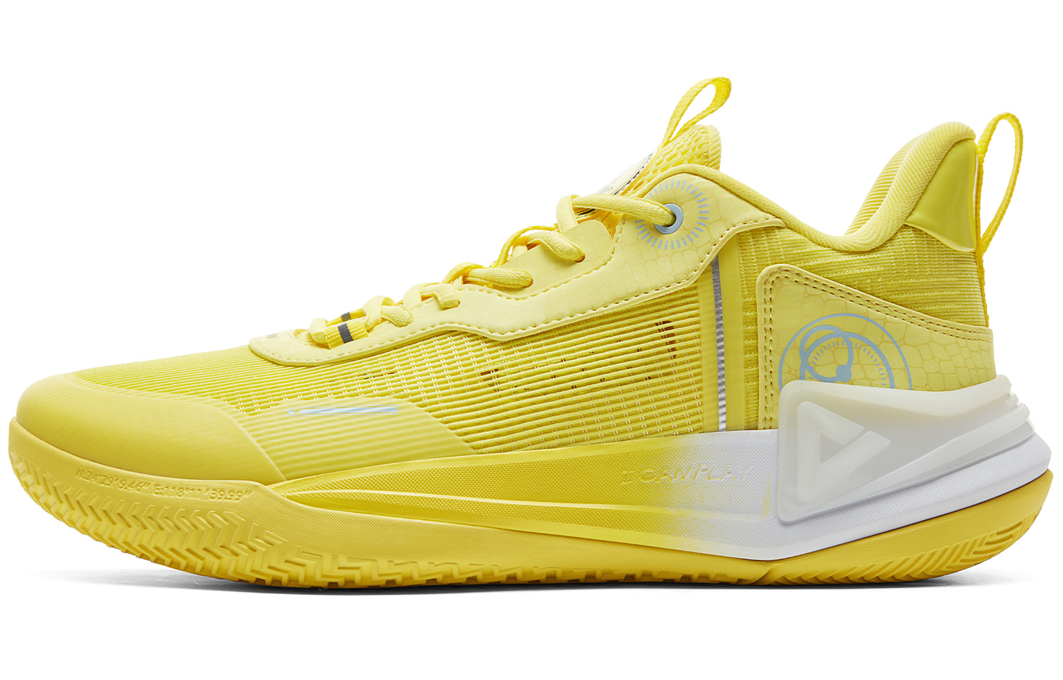 PEAK Slip Resistant Abrasion Resistant Low top Basketball Shoes Men’s Mustard Yellow