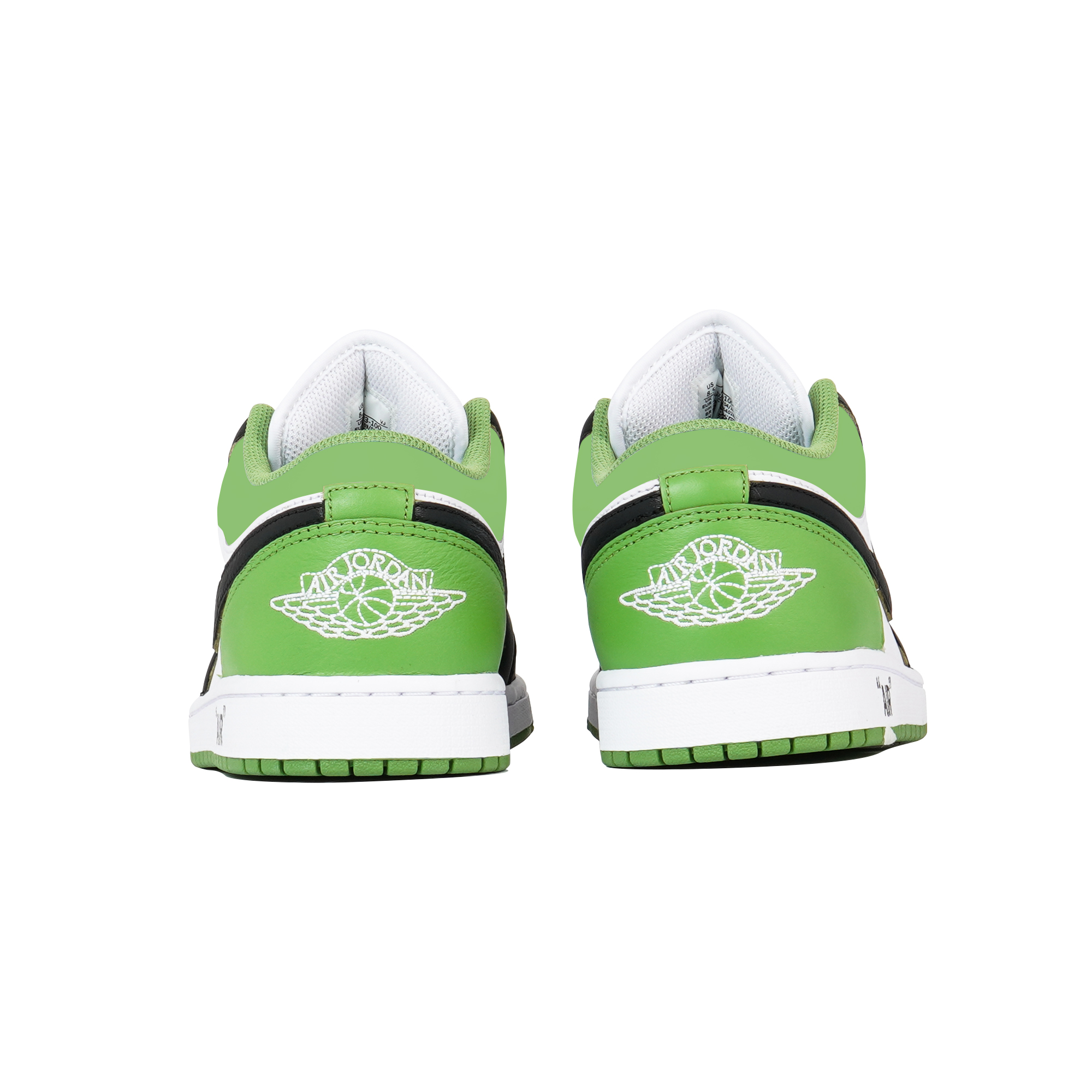Jordan Air Jordan 1 Vintage Basketball Shoes Men’s Low Top White/Green/Black
