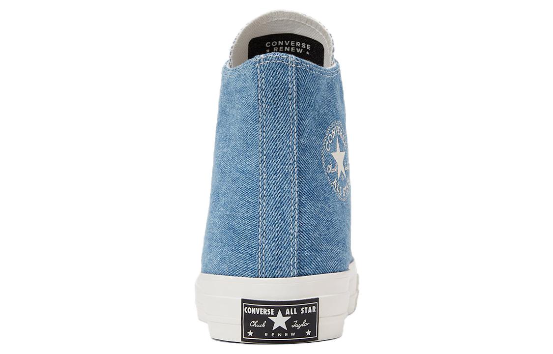 Кеды Converse Chuck 70 Renew Denim (светло-сине-белые) — Светло-синий / белый — фото 5