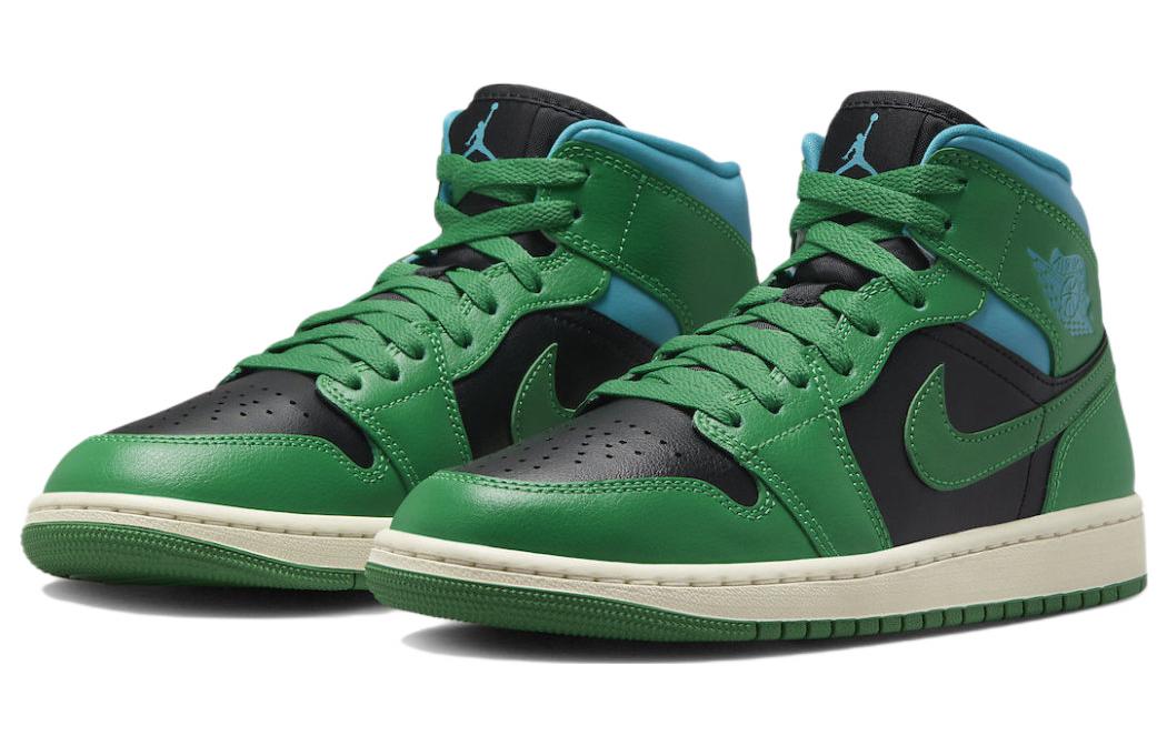 Jordan 1 Mid Lucky Green Aquatone Women’s