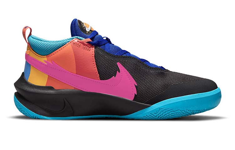 Nike Slip Resistant, Abrasion Resistant, Breathable Basketball Shoes Unisex Black