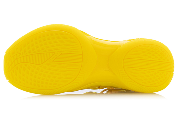 Li Ning Speed 6 Premium Abrasion Resistant Breathable Mid top Basketball Shoes Men’s Pineapple Yellow