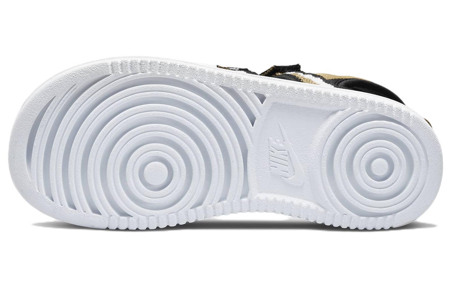 Nike Icon Classic Sports Black Brown Sandals 'Black Brown' Women's
