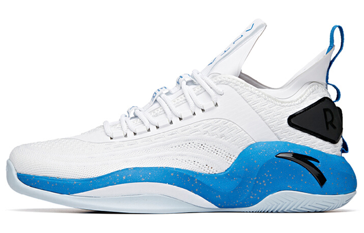 Anta RR6 Rajon Rondo Mesh Slip Resistant Abrasion Resistant Low top Basketball Shoes Men's White Blue