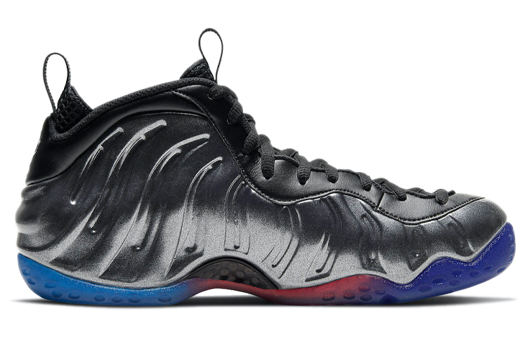Мужские кроссовки Nike Foamposite One (серый меланж) — фото 2