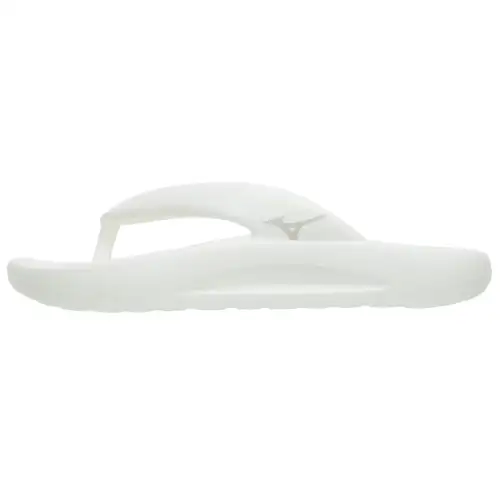 Mizuno Rubber Sole Slide Slippers Unisex White