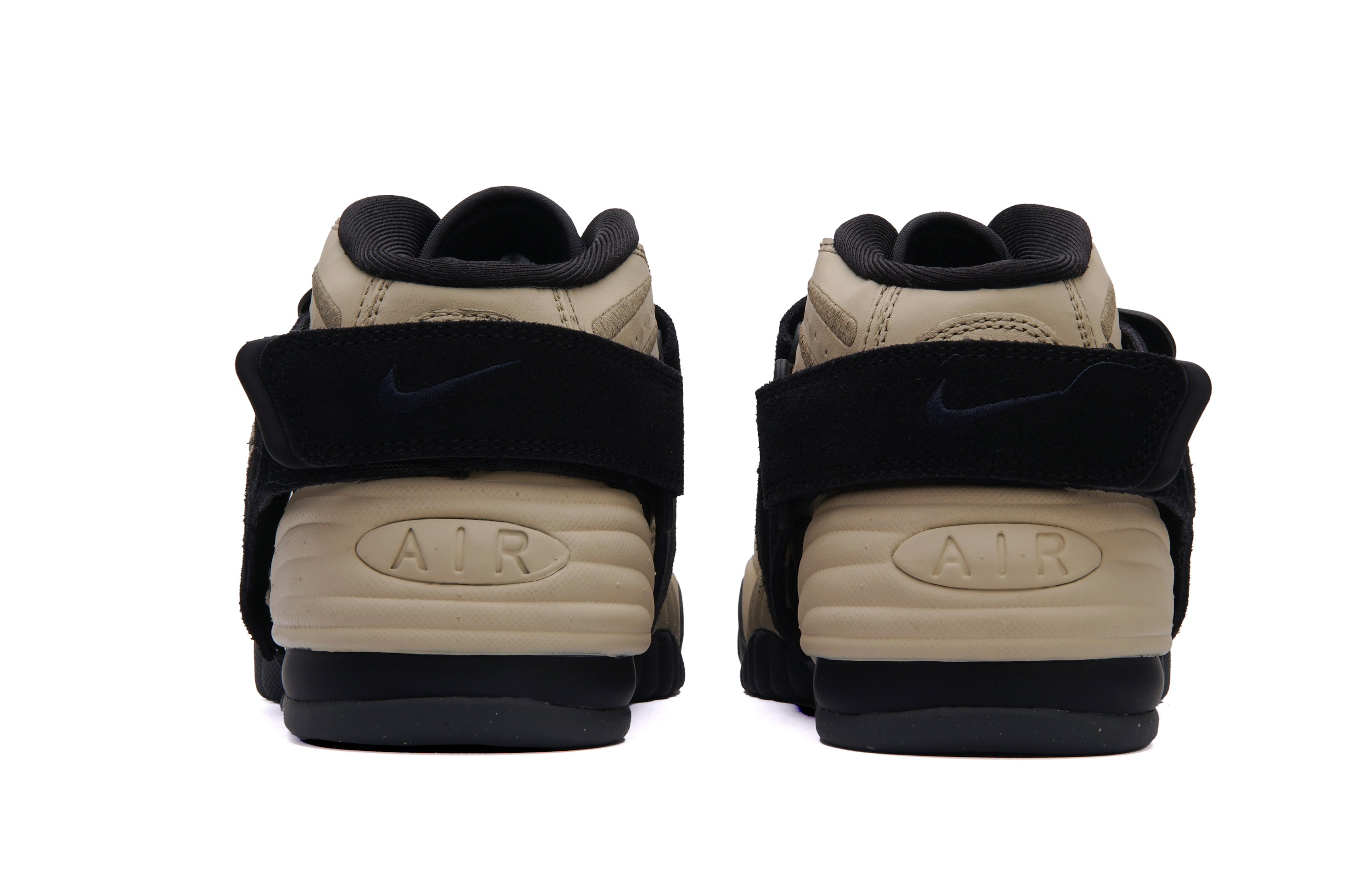 Nike Air Adjust Force Warm Fierce Mid top Vintage Basketball Shoes Unisex Ecru