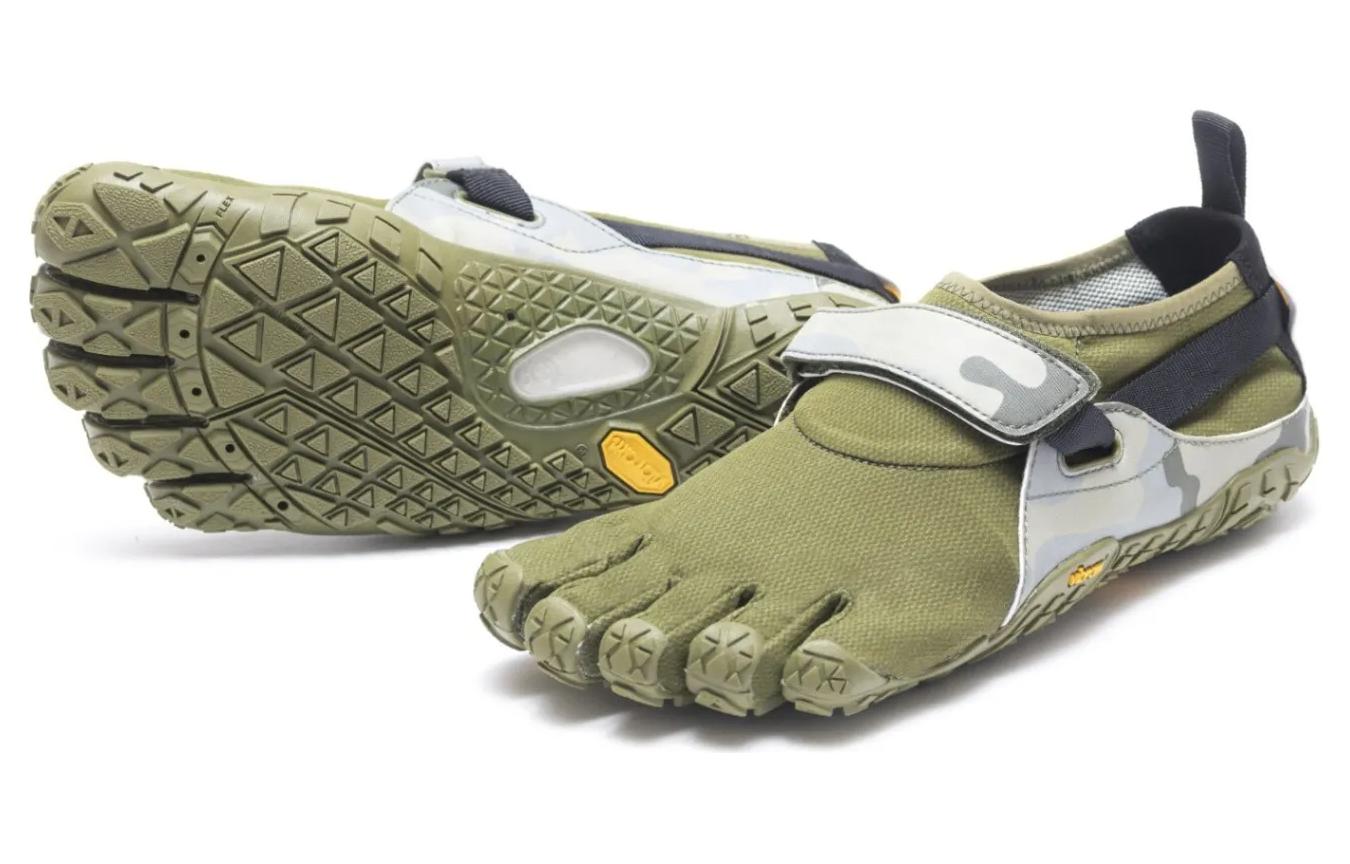 Vibram Cushioning Abrasion Resistant Low top Training Shoes Men’s Green Black
