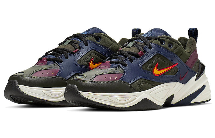 Мужские кроссовки Nike M2K Tekno (серо-сине-фиолетовые) — Серый / синий / фиолетовый — фото 3