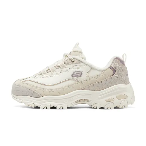 Skechers D'Lites 1.0 Cushioning Abrasion Resistant Breathable Support Balance Lightweight Height Increasing Low top