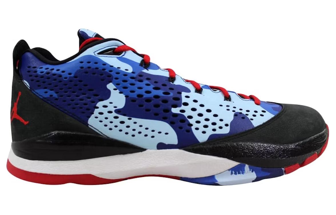 Jordan CP3.VII Black Sport Red Chambray Blue Game Royal