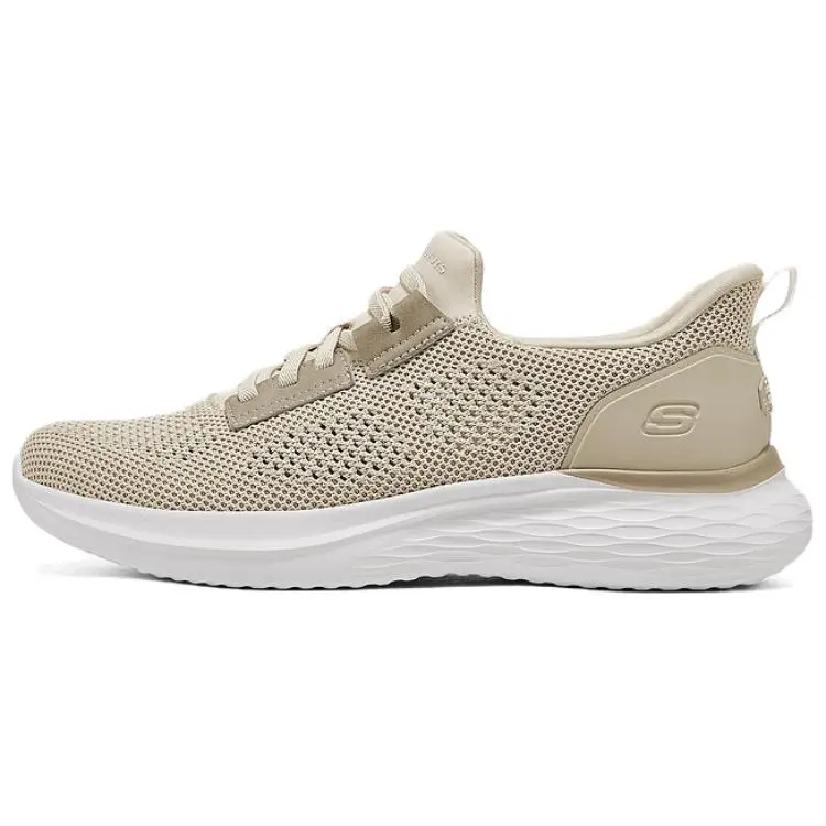Skechers Mesh Low top Training Shoes Men's Beige