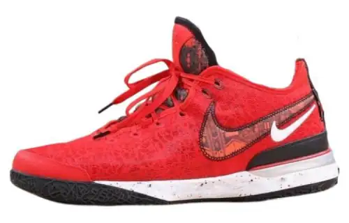 Nike LeBron 20 NXXT Gen LeBron 20 Abrasion Resistant Breathable Low top Basketball Shoes Men's Red Black