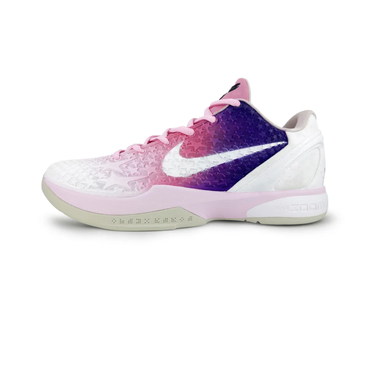 Nike Zoom Kobe 6 All Star 2.0 Cushioning, Wear Resistant Low top Basketball Shoes Men's Pink Purple