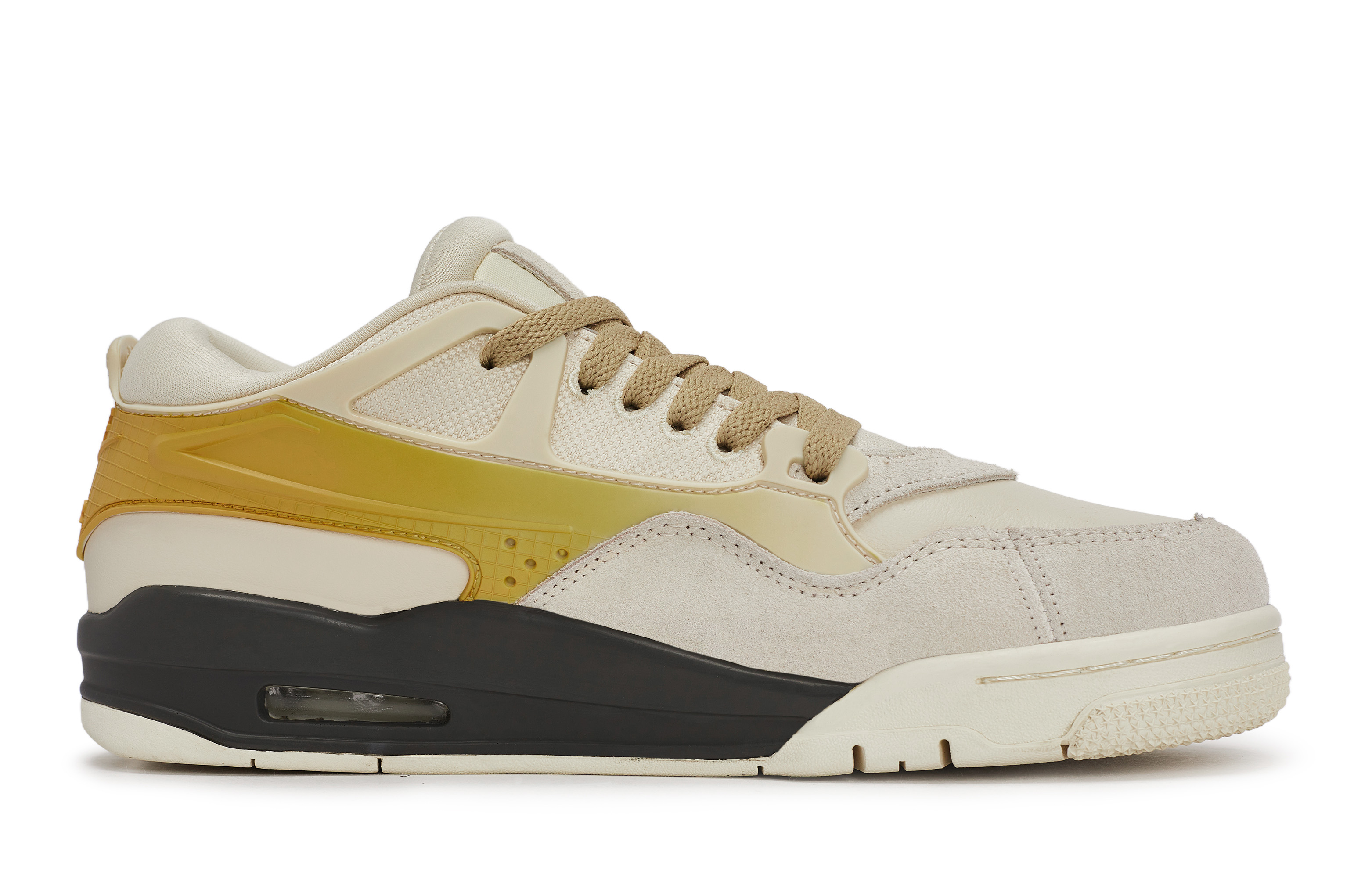 Jordan Air Jordan 4 811 Manufacturing, Butter Honey, Special Shoe Box Abrasion Resistant Low top