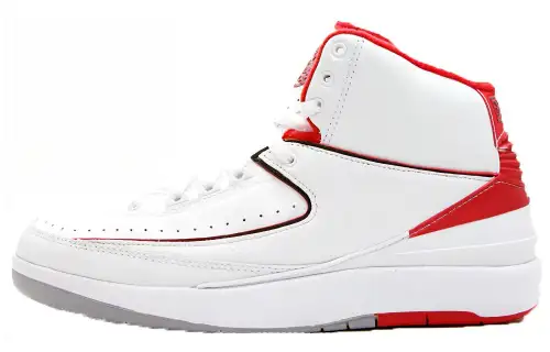 Jordan 2 Retro White Red Cdp 2008