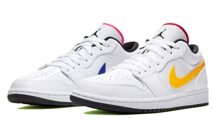 Jordan 1 Low White Multi Color