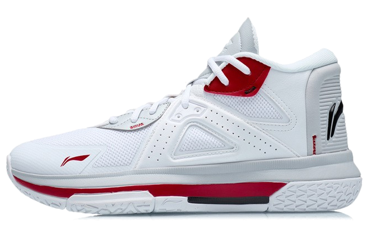 Li Ning Team Logos Emblem Textile, Synthetic Leather Cushioning Slip Resistant Abrasion Resistant Breathable Rebound