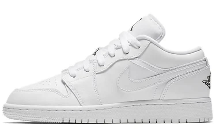 Jordan 1 Low GS Triple White