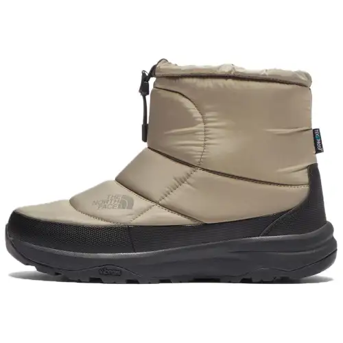 THE NORTH FACE Nuptse Ankle Boots Unisex Gray Black