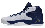 Jordan Melo M12 X Synthetic Leather Non slip Lightweight Mid top Basketball Shoes Men's