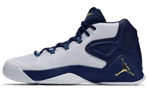 Jordan Melo M12 X Synthetic Leather Non slip Lightweight Mid top Basketball Shoes Men's