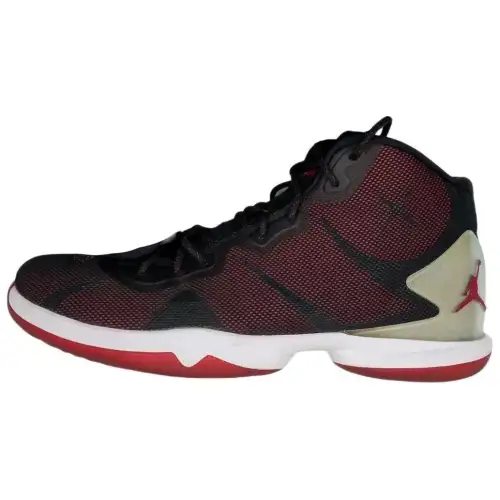 Jordan Super.Fly 4 Cushioning, Wear Resistant Mid top Basketball Shoes Men's Red Black
