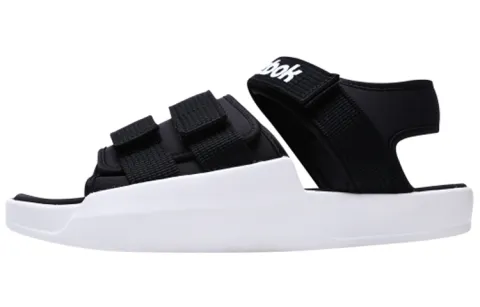 Reebok Tyl Oreo Minimalistic Black White Sandals